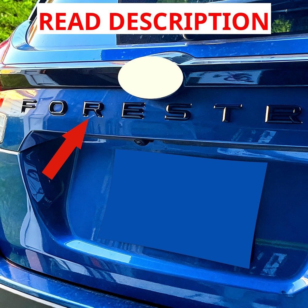 Forester Rear Emblem Decal (Black)