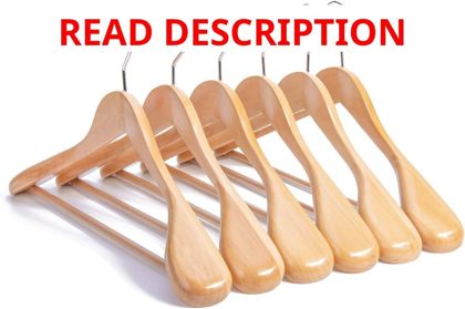 Nature Smile Wooden Suit Coat Hangers 16