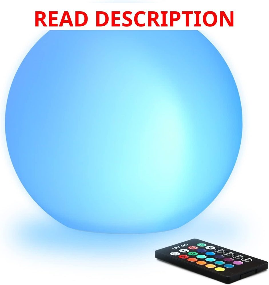 Mr.Go 8" LED Glowing Ball Light with Remote