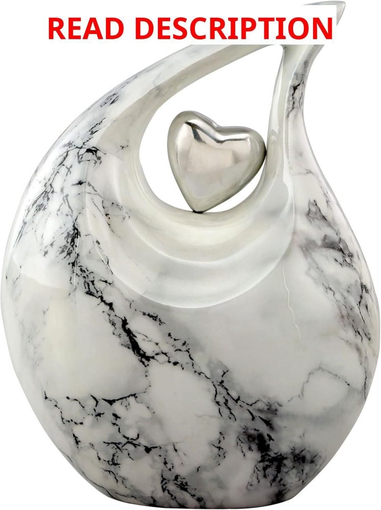 Eternal Tear Cremation Urn for Ashes White