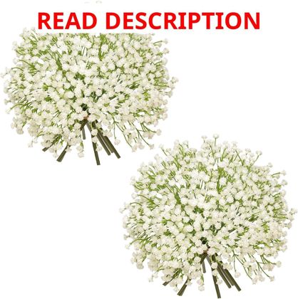 Baby's Breath Artificial Flowers 20 Pack Cream